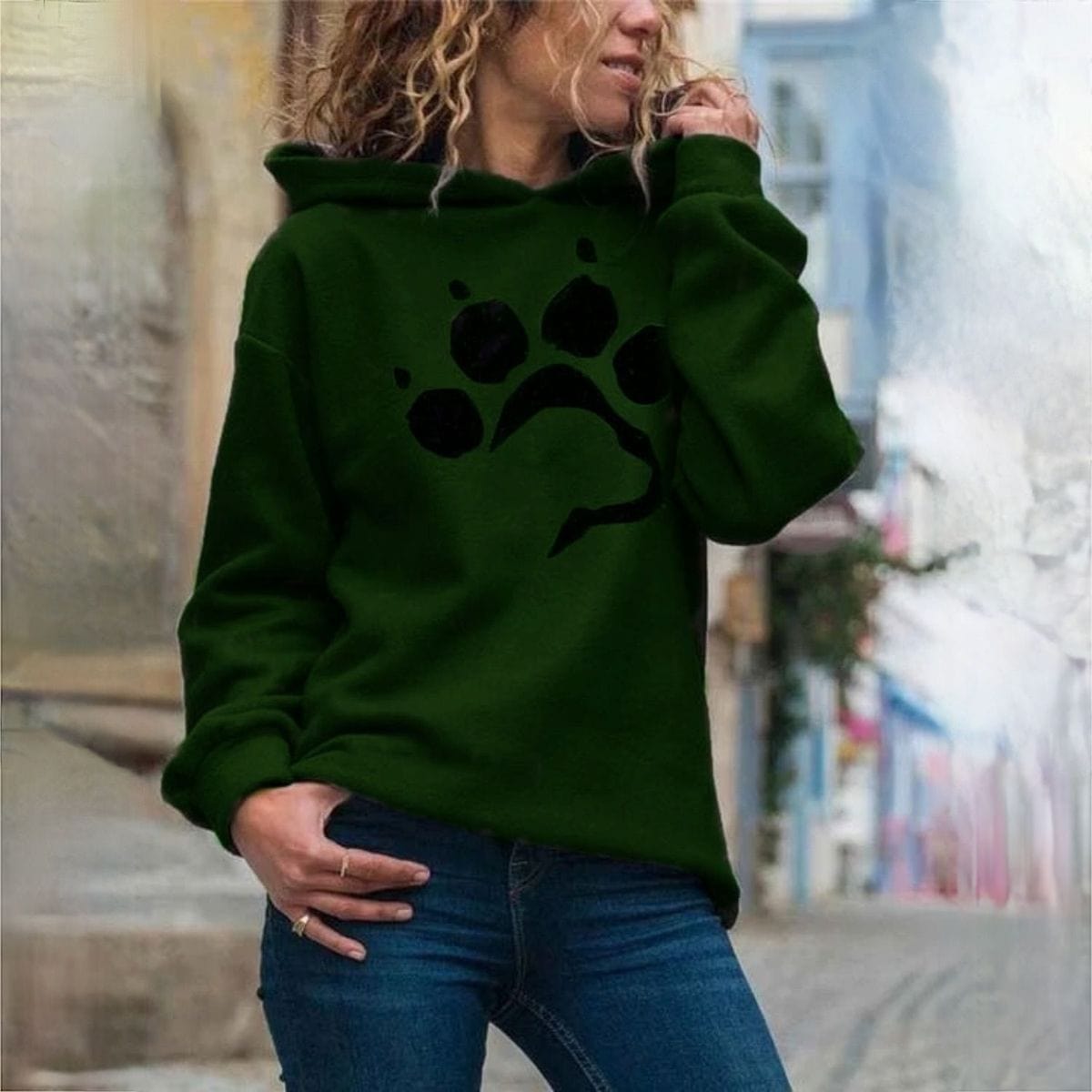 Pull Femme Élégant Imprimé Mi-Saison - LuxeStyle