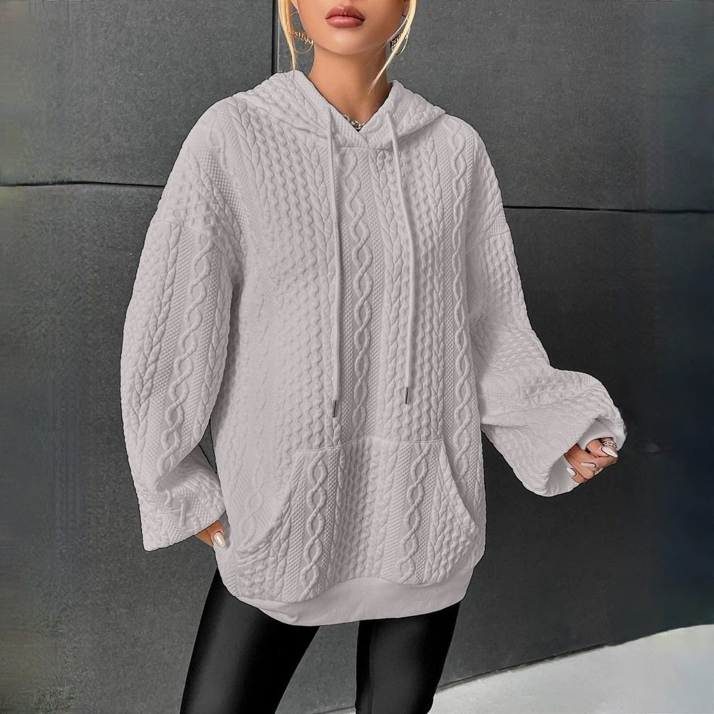 Pull Femme Hiver Élégant Fleurisé