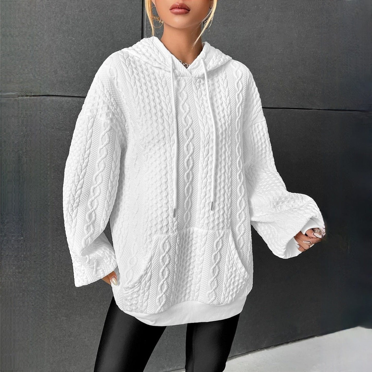 Pull Femme Hiver Élégant Fleurisé - LuxeStyle