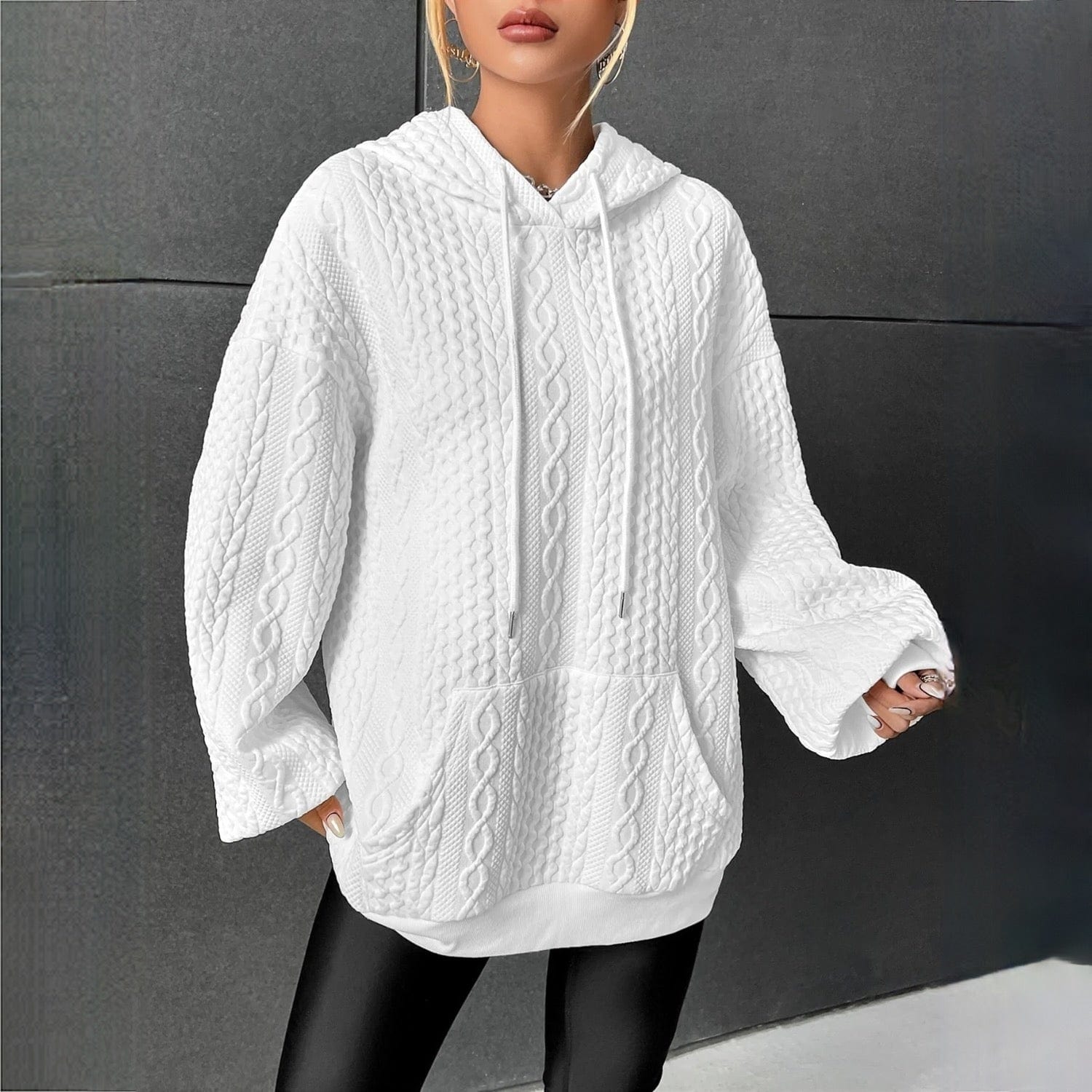 Pull Femme Hiver Élégant Fleurisé - LuxeStyle