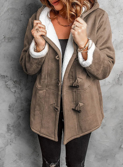 Veste Femme Élégante Hiver – Douillette, Capuche & Style Relaxe - LuxeStyle