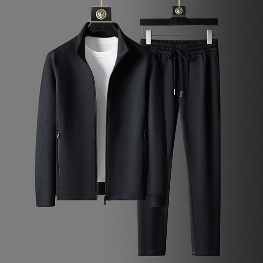 Survêtement Homme Chic - Ensemble Sport Zippé avec Pantalon Slim & Tissu Doux - LuxeStyle