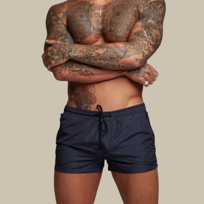 Short de Bain Homme Élégant avec Ceinture Réglable