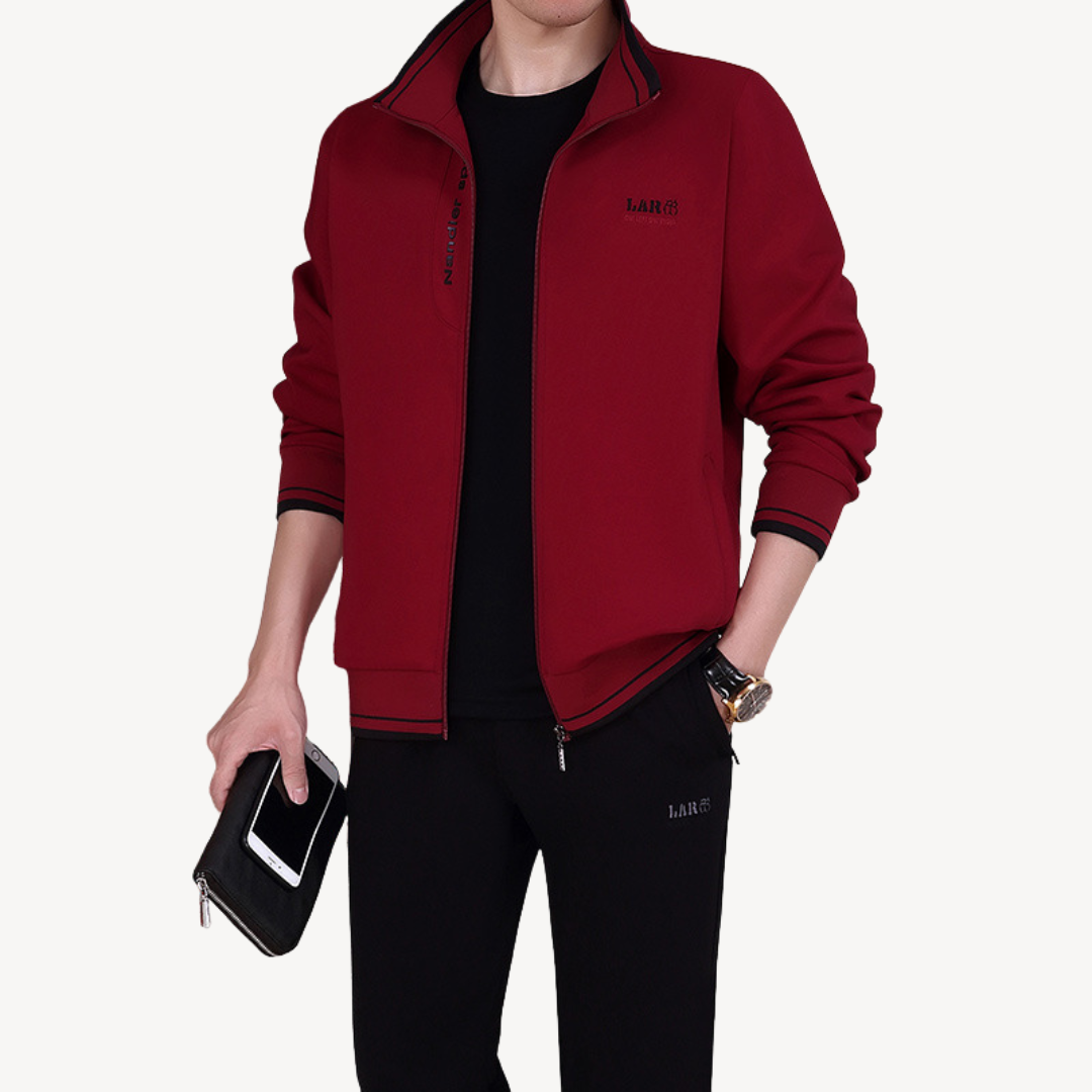 Survêtement Homme Élégant Zippé Réglable pour Sport Loisir - LuxeStyle