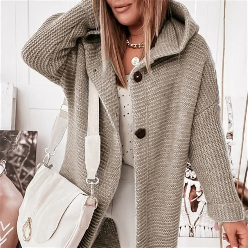 Manteau femme rose foncé épais capuche