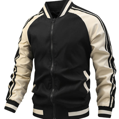 Veste de Sport Blanche et Vert Foncé pour Homme