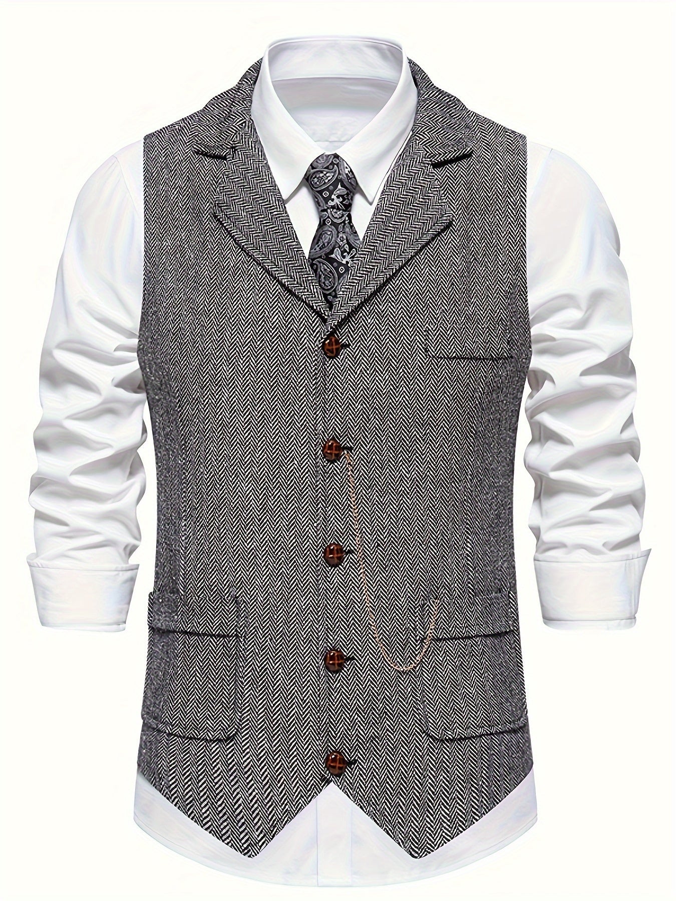 Gilet chic homme décontracté - LuxeStyle