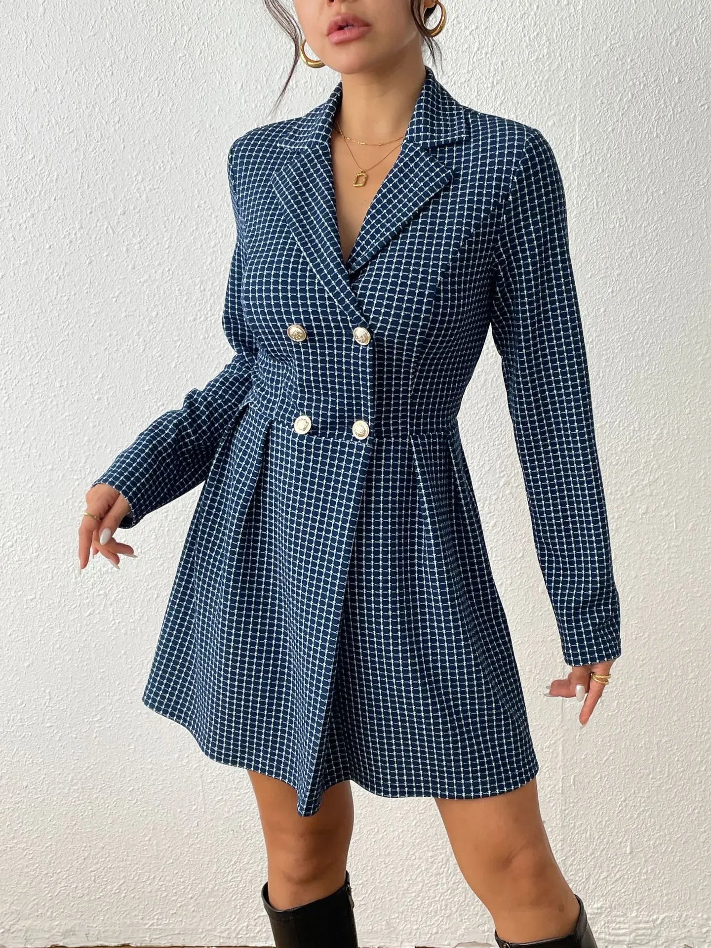 Veste Élégante Col en V pour Femme - Parfaite pour le Bureau ou les Soirées - LuxeStyle