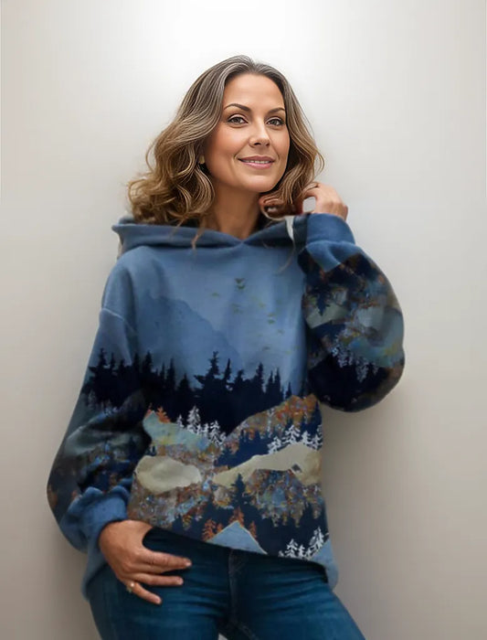 Sweat À Capuche Coloré Confortable pour Femme - LuxeStyle