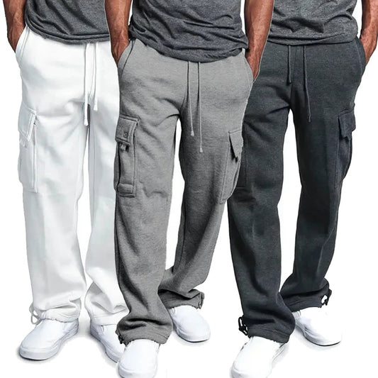 Pantalon de sport homme pratique avec poches côté - LuxeStyle