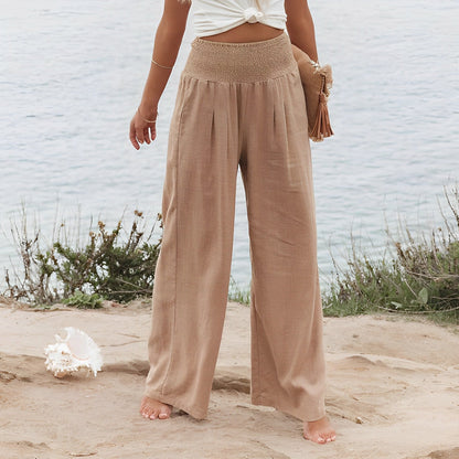 Pantalon Décontracté pour Femme avec Taille Élastique