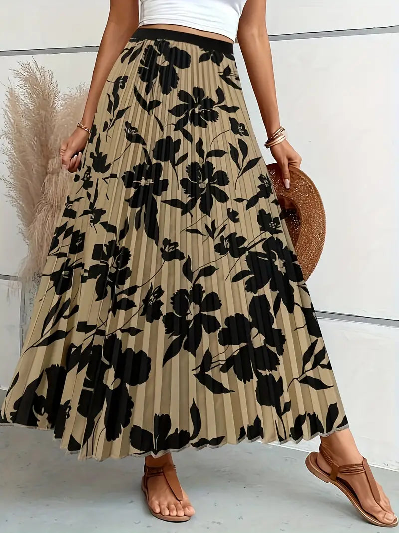 Jupe Florale Élégante pour Femme Printemps - LuxeStyle