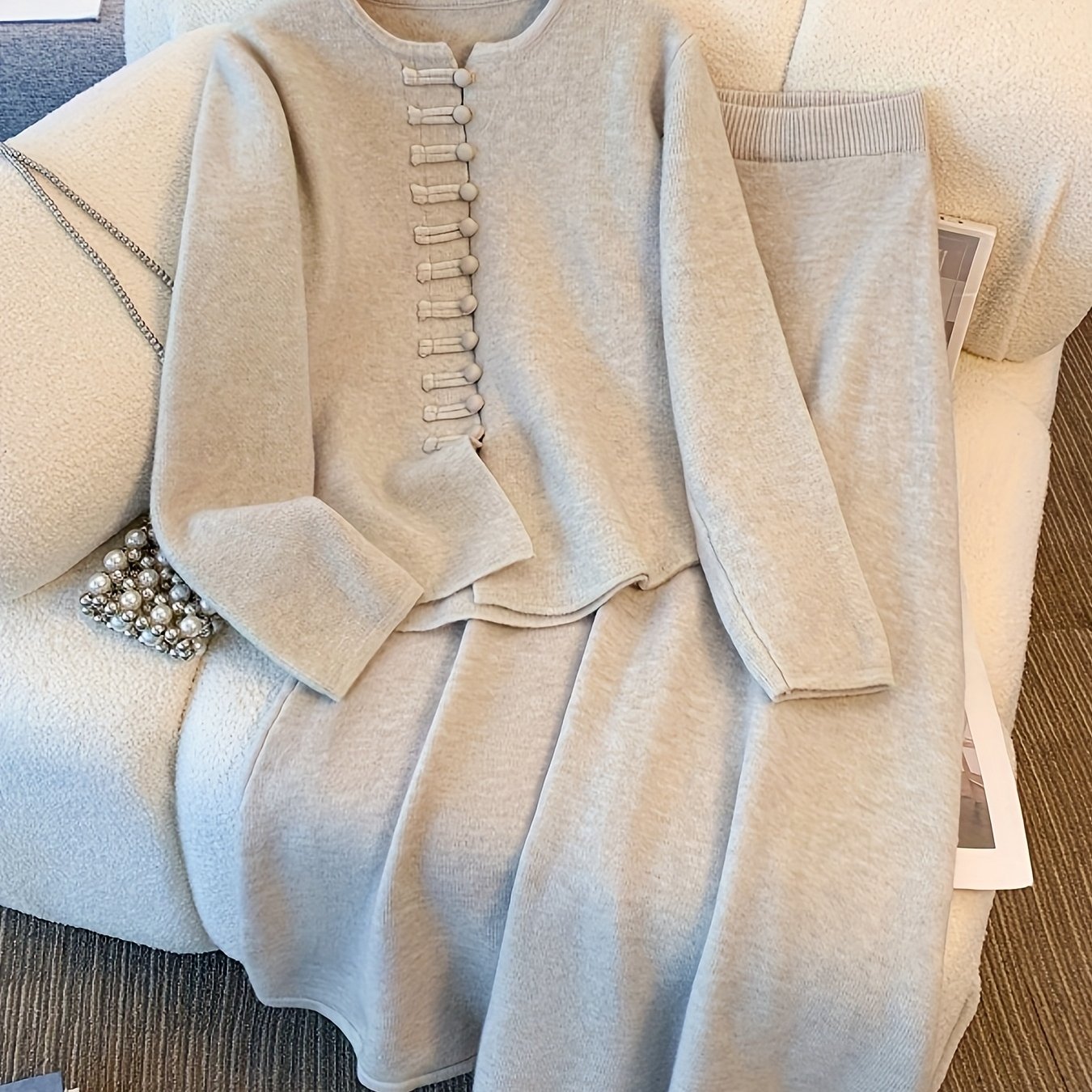 Costume Femme Hiver 2 Pièces Élégant