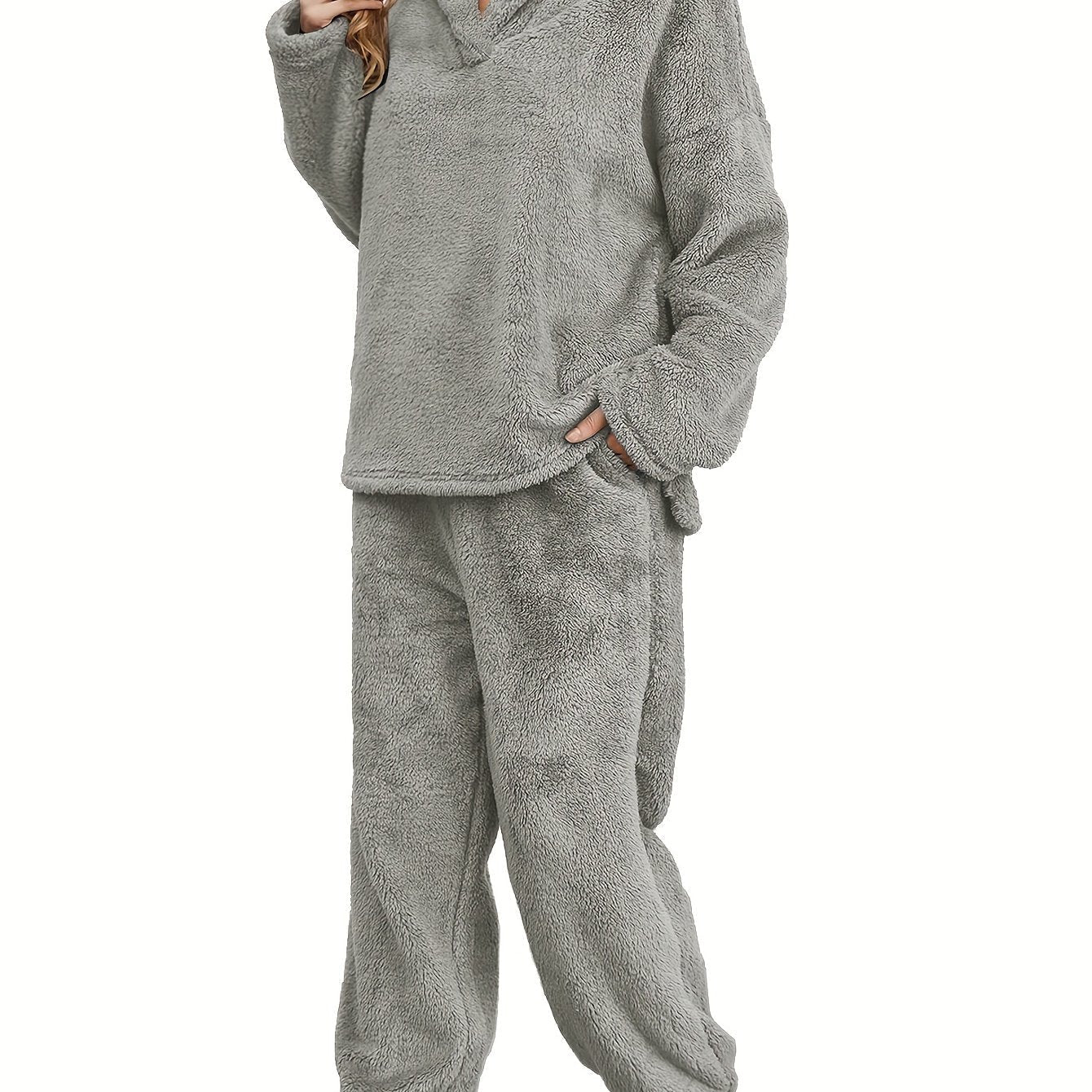 Tenue Décontractée Femme Hiver avec Sweat à Capuche et Pantalon