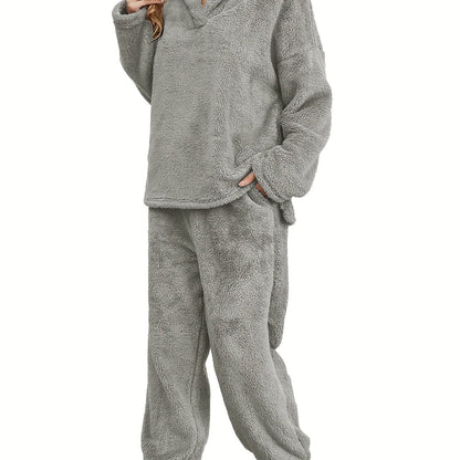 Tenue Décontractée Femme Hiver avec Sweat à Capuche et Pantalon