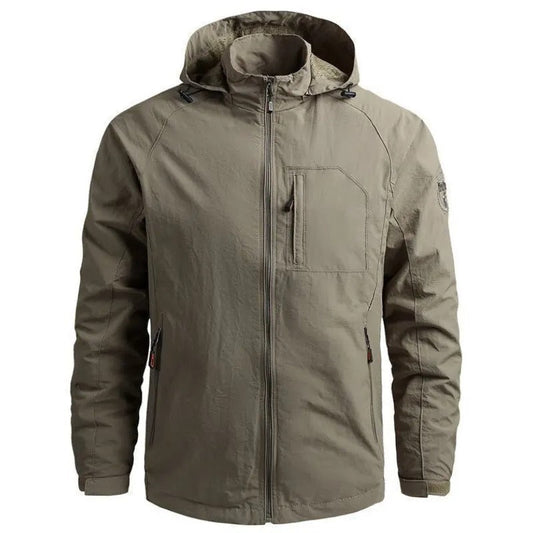 Blouson imperméable homme avec poches serrures - LuxeStyle