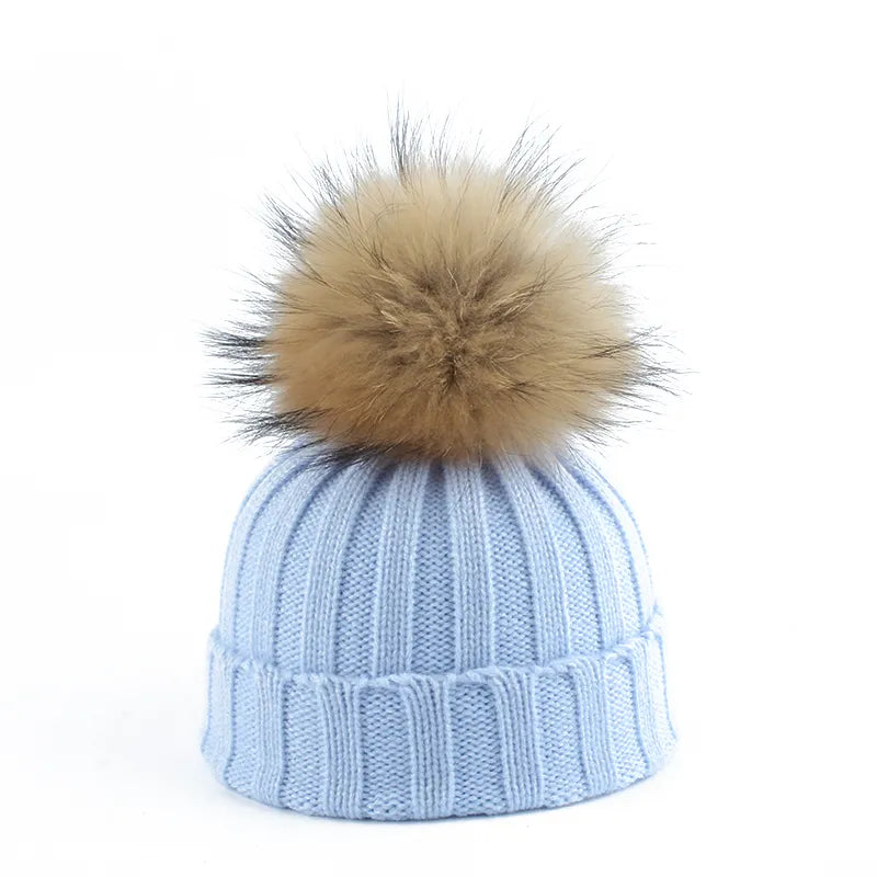 Casquette Tricotée Mouton Style Hiver
