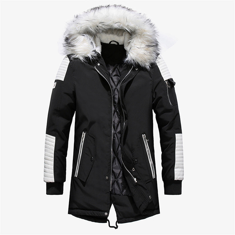 Manteau Hiver Chaud avec Capuche et Poches Profondes pour Homme - LuxeStyle