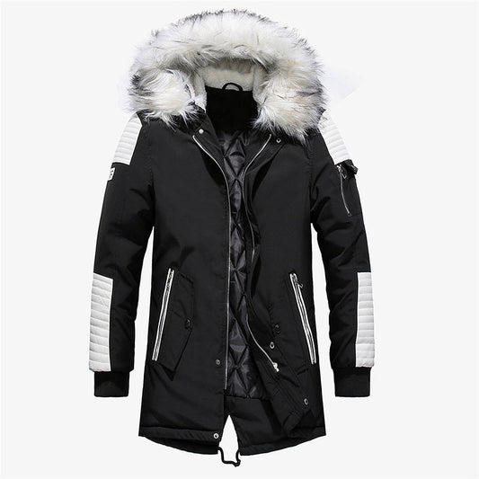 Manteau Hiver Chaud avec Capuche et Poches Profondes pour Homme - LuxeStyle