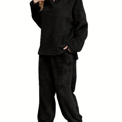 Tenue Décontractée Femme Hiver avec Sweat à Capuche et Pantalon