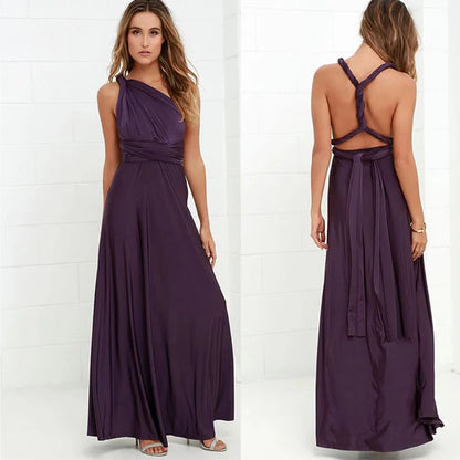 ElyaWrap™ – Robe Longue Femme Élégante Coupe Portefeuille Confort Optimal