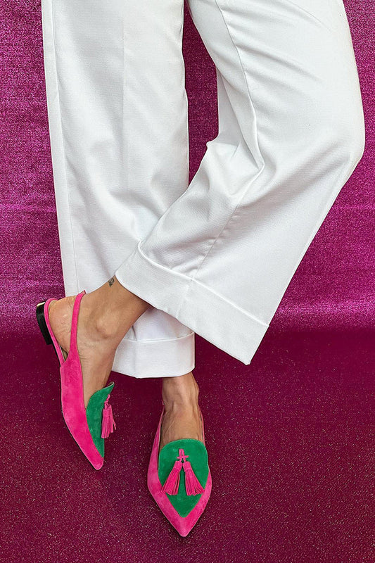 Ballerines Femmes à Franges et Sangle Élégante pour Tous les Jours - LuxeStyle