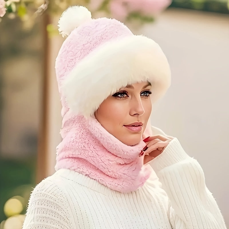 Chapeau et Écharpe Douillet Polaire pour Femme et Homme