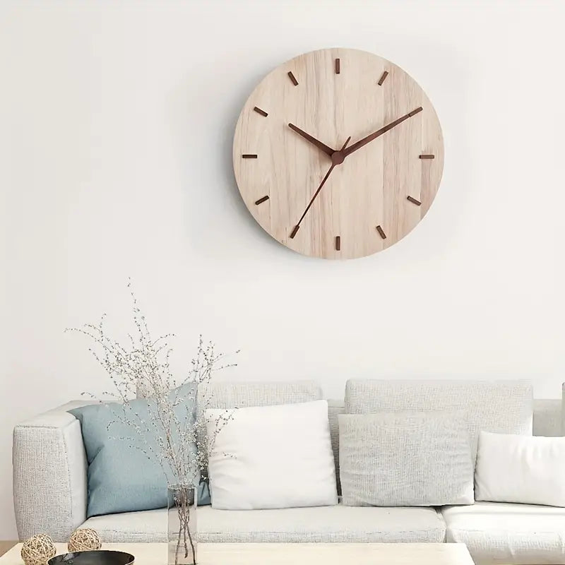 Cadran murale bois élégant design - BlxckFR
