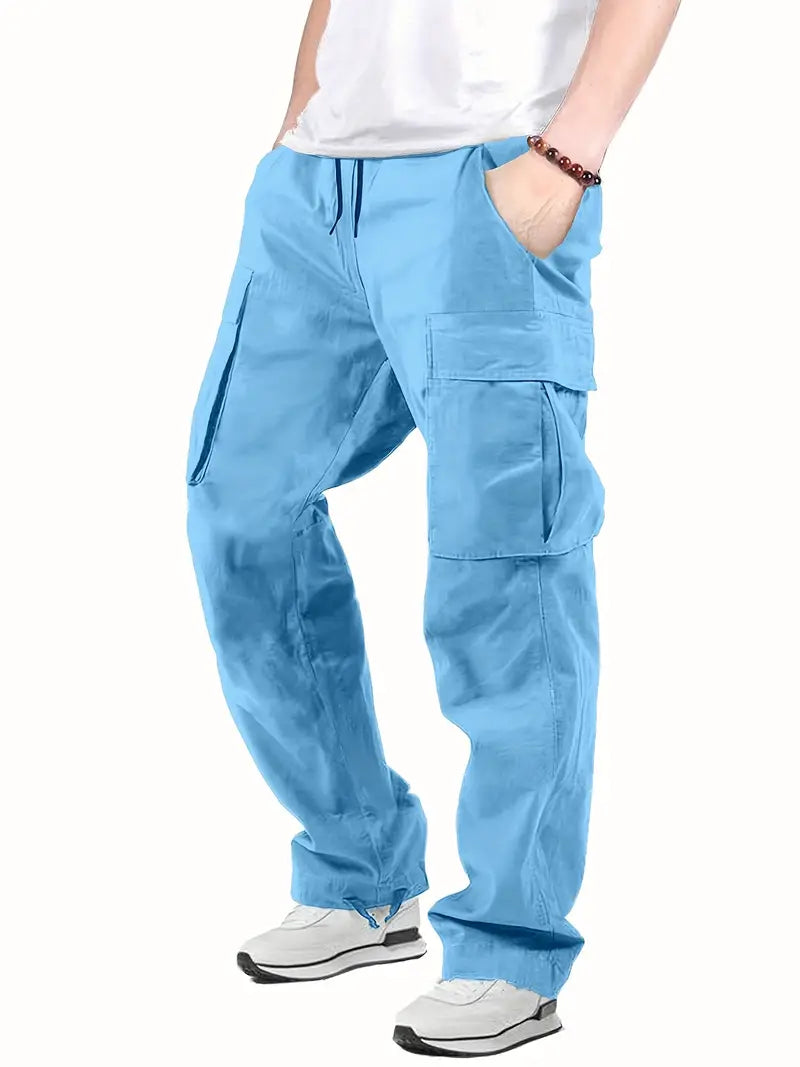 Pantalon Outdoor Relax pour Homme - Couleur Unie et Confortable