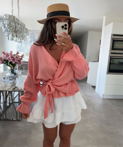 Chemisier femme pastel