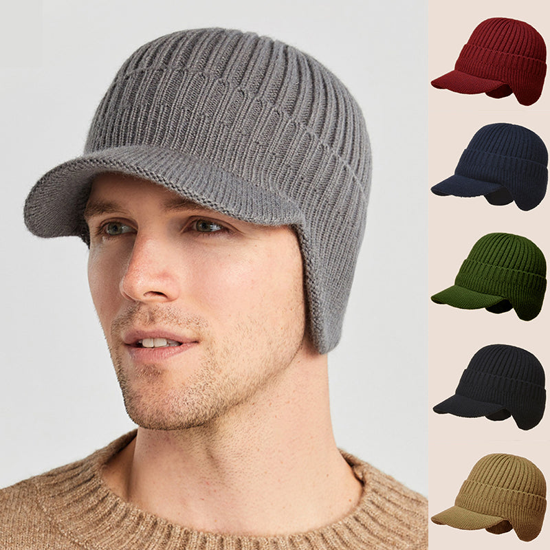 Bonnet Chaud pour Adulte avec Cache-Oreilles pour Hiver - LuxeStyle