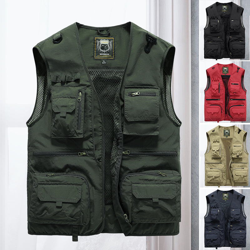 Gilet de chasse robuste pour homme | Sans manches - LuxeStyle