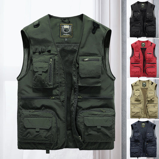 Gilet de chasse robuste pour homme | Sans manches - LuxeStyle