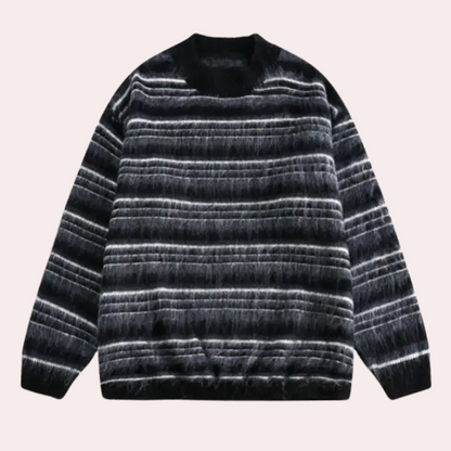 AARON - Pull Rayé Élégant pour Hommes