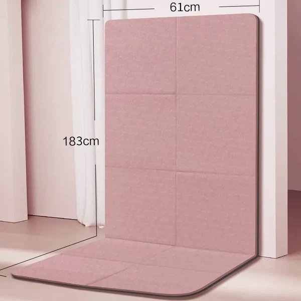 Tapis de Yoga Léger et Gripant à Surface Rugueuse