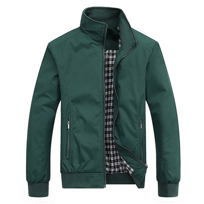 Veste Homme Noir Col Montant Élégant