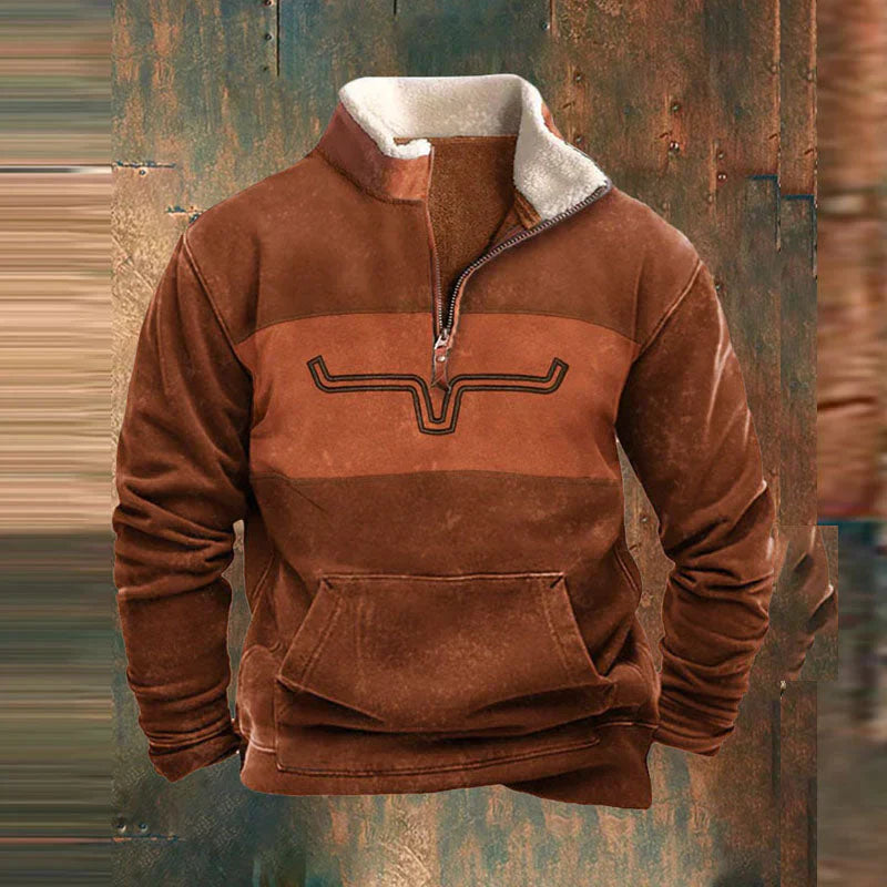 Sweat à capuche Manches Colorées Tribal