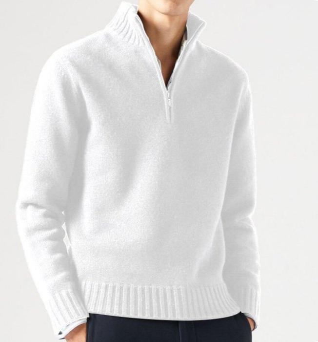 Pull Homme Détente Casual À Fermeture Éclair