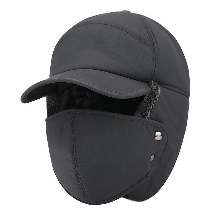 Chapeau Hiver Douillet pour Adulte avec Cache-Oreilles