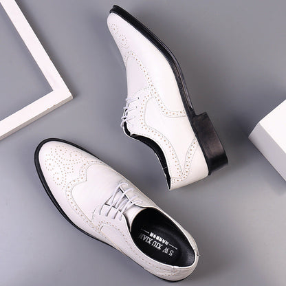 Chaussures Richelieu Classiques À Bout Golf Pour Homme | À Lacets