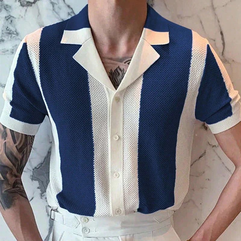 Chemise Homme Coton Manches Courtes