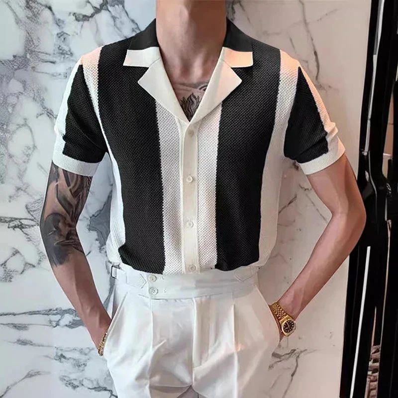 Chemise Homme Coton Manches Courtes