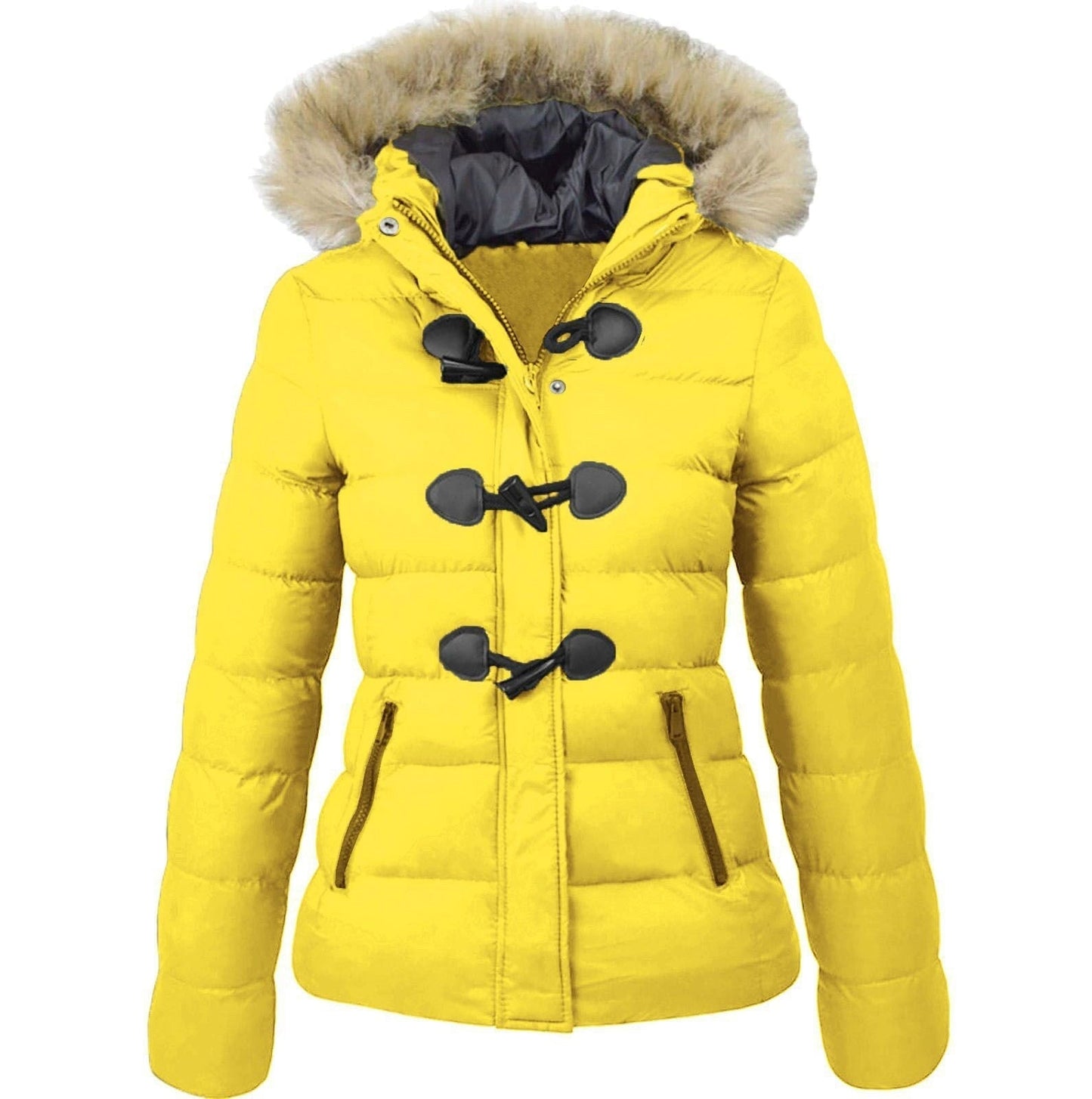 Manteau Hiver Homme Noir Long avec Capuchon