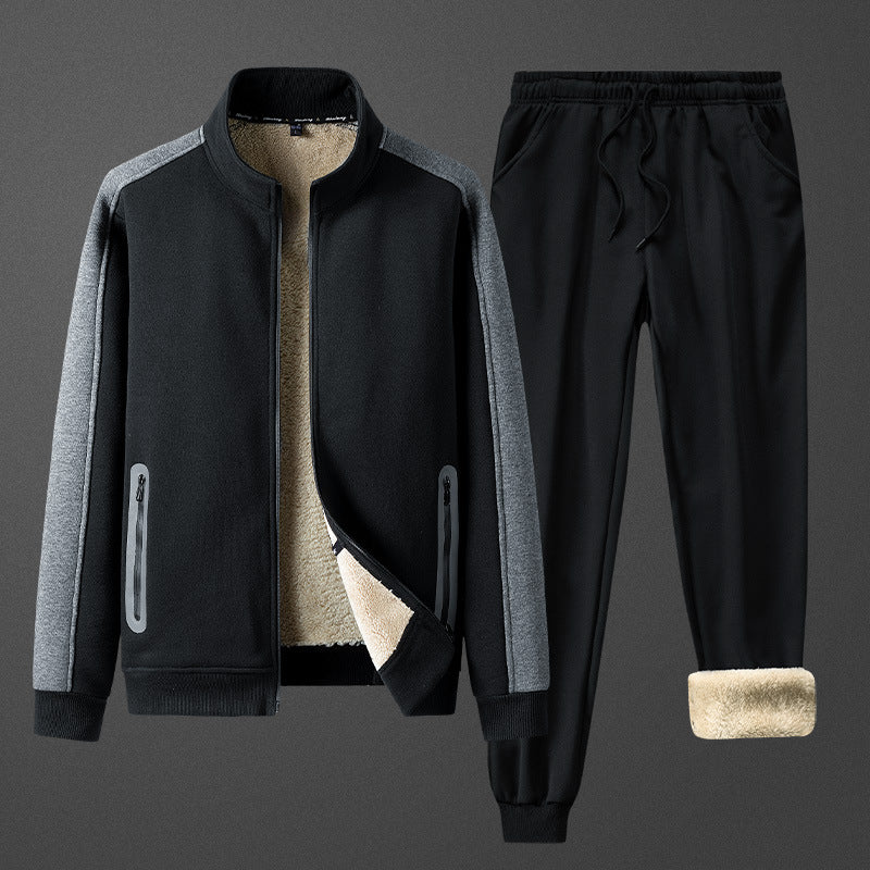 Tenue Décontractée Homme - Haut Manches Longues et Pantalon Sport - LuxeStyle