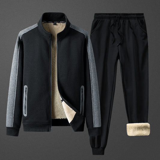Tenue Décontractée Homme - Haut Manches Longues et Pantalon Sport - LuxeStyle
