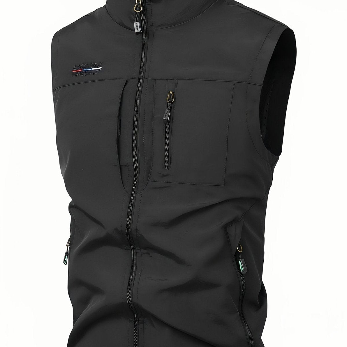 Gilet décontracté poches multiples homme