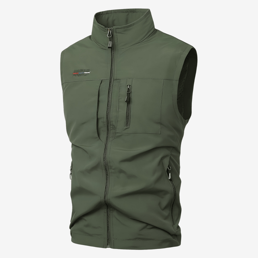 Gilet décontracté poches multiples homme - luxestyle