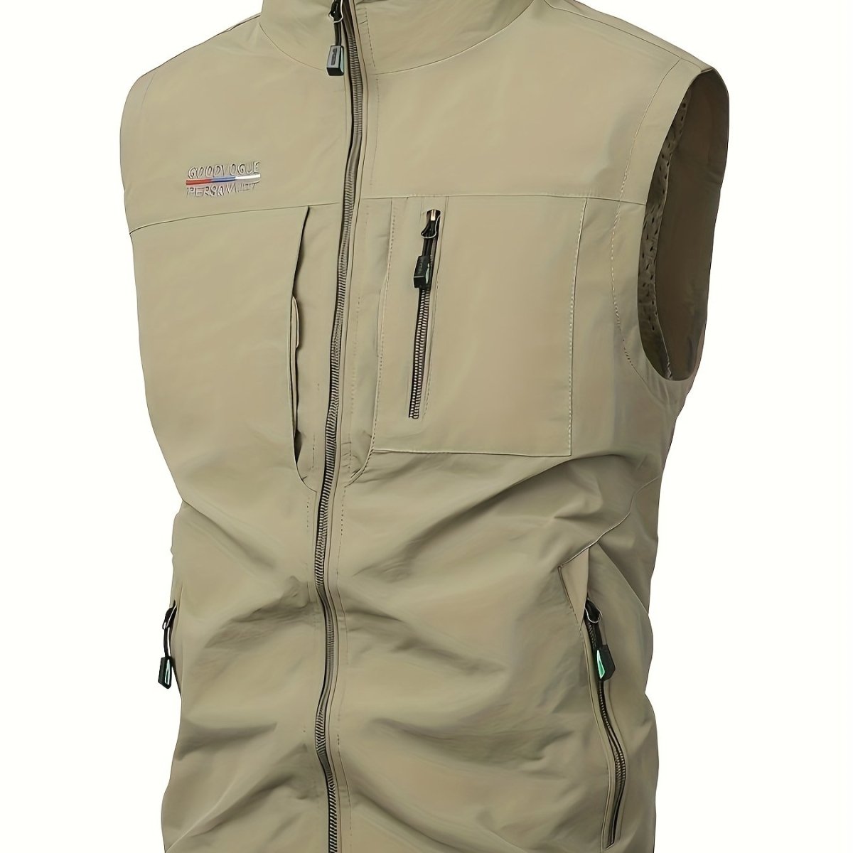 Gilet décontracté poches multiples homme