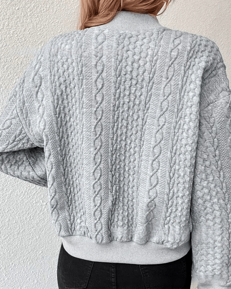 Gilet Tricot Femme Élégant - Gilet léger et doux à fermeture éclair avec coupe tendance - LuxeStyle
