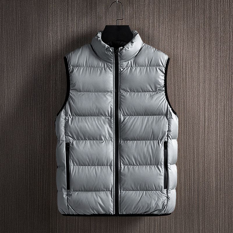 Gilet Homme Léger et Chaud - Veste Réversible pour Tous les Jours